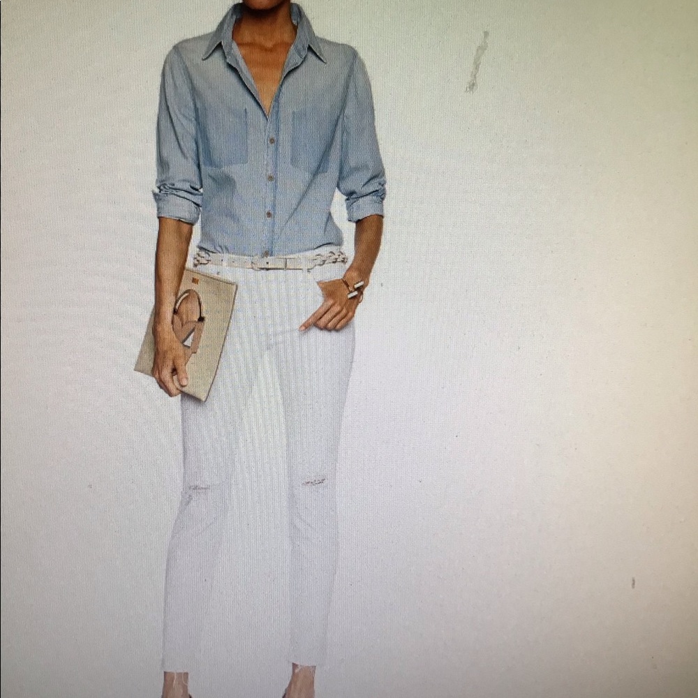 Mothers White Jeans